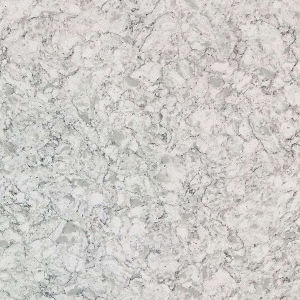 White Flower Extra ( Quartz | Polished - Per Sq.Ft ) | Made in USA