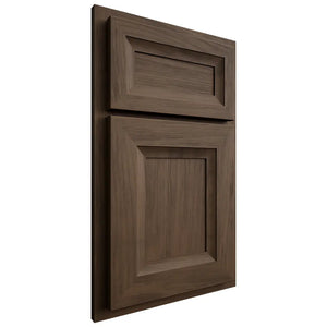 Shiloh Cabinetry Beaded Inset Asherville Alder Plain Cut Caviar Door