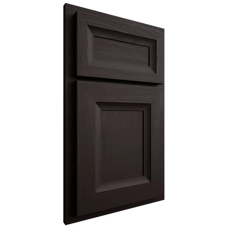 Shiloh Cabinetry Beaded Inset Asherville Alder Plain Cut Espresso Door