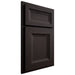 Shiloh Cabinetry Beaded Inset Asherville Alder Plain Cut Espresso Door