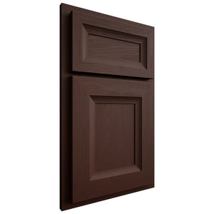 Shiloh Cabinetry Beaded Inset Asherville Alder Plain Cut Umber Door