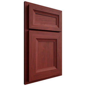 Shiloh Cabinetry Beaded Inset Asherville Cherry Plain Cut Red Door