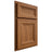 Shiloh Cabinetry Beaded Inset Asherville Hickory Plain Cut Chestnut Door