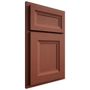 Shiloh Cabinetry Beaded Inset Asherville Maple Plain Cut Cayenne Door