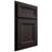 Shiloh Cabinetry Beaded Inset Asherville Maple Plain Cut Espresso Door