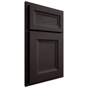 Shiloh Cabinetry Beaded Inset Asherville Maple Plain Cut Espresso Door