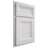 Shiloh Cabinetry Beaded Inset Asherville Paintable Arctic Door