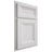 Shiloh Cabinetry Beaded Inset Asherville Paintable Pure White Door