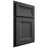 Shiloh Cabinetry Beaded Inset Asherville Poplar Plain Cut Cadet Door