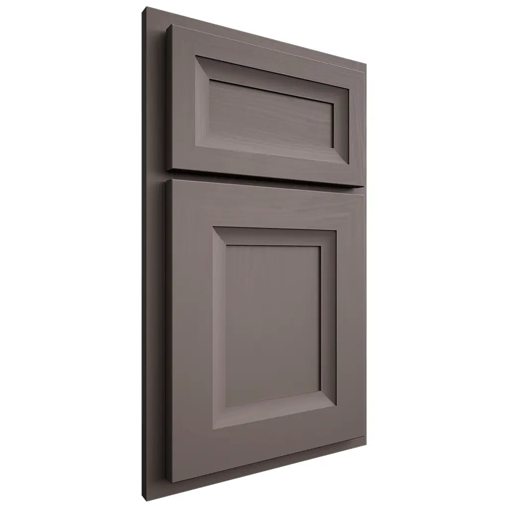 Shiloh Cabinetry Beaded Inset Asherville Poplar Plain Cut Heatherstone Door