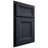 Shiloh Cabinetry Beaded Inset Asherville Poplar Plain Cut Hudson Door