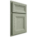 Shiloh Cabinetry Beaded Inset Asherville Red Oak Plain Cut Moss Door