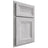 Shiloh Cabinetry Beaded Inset Asherville Walnut Plain Cut Stratus Door