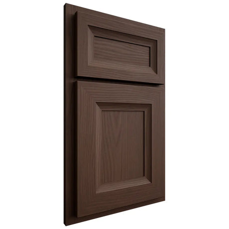 Shiloh Cabinetry Beaded Inset Asherville White Oak Plain Cut Braun Door