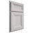 Shiloh Cabinetry Beaded Inset Asherville White Oak Plain Cut Cotton Door