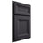 Shiloh Cabinetry Beaded Inset Asherville White Oak Plain Cut Harbor Door