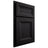 Shiloh Cabinetry Beaded Inset Asherville White Oak Plain Cut Ink Door