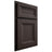 Shiloh Cabinetry Beaded Inset Asherville White Oak Plain Cut Morel Door