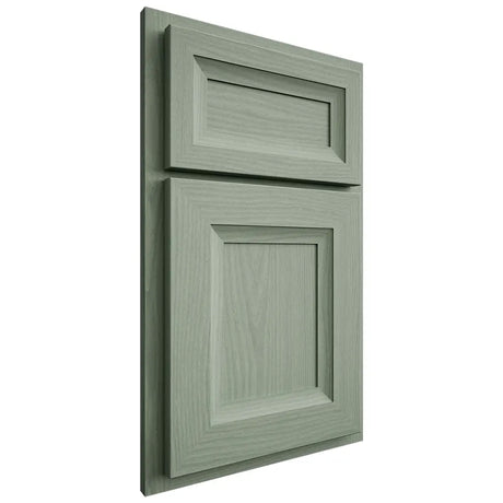 Shiloh Cabinetry Beaded Inset Asherville White Oak Plain Cut Moss Door