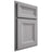 Shiloh Cabinetry Beaded Inset Asherville White Oak Plain Cut Stratus Door