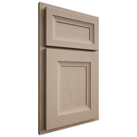 Shiloh Cabinetry Beaded Inset Asherville White Oak Plain Cut Straw Door