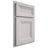 Shiloh Cabinetry Beaded Inset Asherville White Oak Quarter Sawn Cotton Door