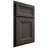 Shiloh Cabinetry Beaded Inset Asherville White Oak Quarter Sawn Creekside Door