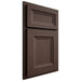 Shiloh Cabinetry Beaded Inset Asherville White Oak Quarter Sawn Dusk Door