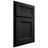 Shiloh Cabinetry Beaded Inset Asherville White Oak Quarter Sawn Espresso Door