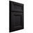 Shiloh Cabinetry Beaded Inset Asherville White Oak Quarter Sawn Ink Door