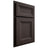 Shiloh Cabinetry Beaded Inset Asherville White Oak Quarter Sawn Morel Door