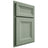 Shiloh Cabinetry Beaded Inset Asherville White Oak Quarter Sawn Moss Door