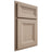 Shiloh Cabinetry Beaded Inset Asherville White Oak Quarter Sawn Straw Door