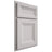 Shiloh Cabinetry Beaded Inset Asherville White Oak Rift Cut Cotton Door