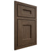 Shiloh Cabinetry Beaded Inset Aspen Alder Plain Cut Caviar Door