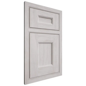 Shiloh Cabinetry Beaded Inset Aspen Alder Plain Cut Cotton Door