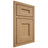 Shiloh Cabinetry Beaded Inset Aspen Alder Plain Cut Natural Door