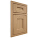 Shiloh Cabinetry Beaded Inset Aspen Alder Plain Cut Natural Door