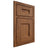 Shiloh Cabinetry Beaded Inset Aspen Cherry Plain Cut Carob Door