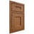Shiloh Cabinetry Beaded Inset Aspen Cherry Plain Cut Coffee Door