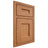 Shiloh Cabinetry Beaded Inset Aspen Cherry Plain Cut Medium Door