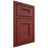 Shiloh Cabinetry Beaded Inset Aspen Cherry Plain Cut Red Door