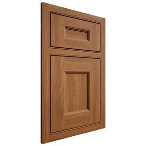 Shiloh Cabinetry Beaded Inset Aspen Hickory Plain Cut Chestnut Door