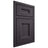 Shiloh Cabinetry Beaded Inset Aspen Hickory Plain Cut Harbor Door