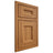 Shiloh Cabinetry Beaded Inset Aspen Hickory Plain Cut Medium Door