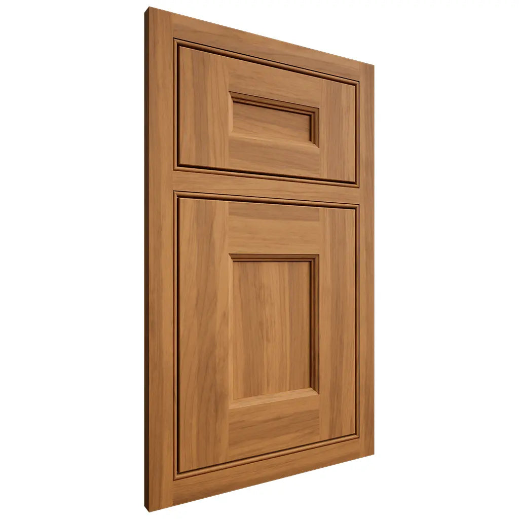 Shiloh Cabinetry Beaded Inset Aspen Hickory Plain Cut Medium Door