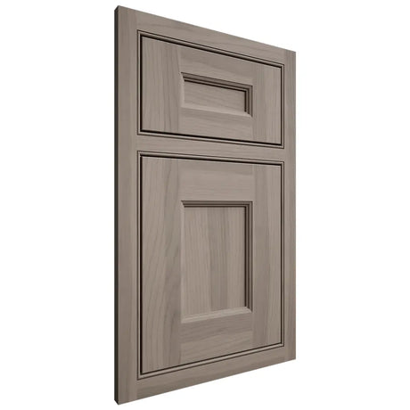 Shiloh Cabinetry Beaded Inset Aspen Hickory Plain Cut Sterling Door