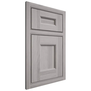 Shiloh Cabinetry Beaded Inset Aspen Hickory Plain Cut Stratus Door