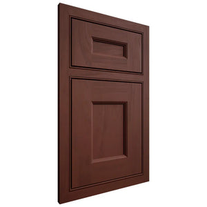 Shiloh Cabinetry Beaded Inset Aspen Maple Plain Cut Sable Door