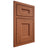 Shiloh Cabinetry Beaded Inset Aspen Maple Plain Cut Spice Door